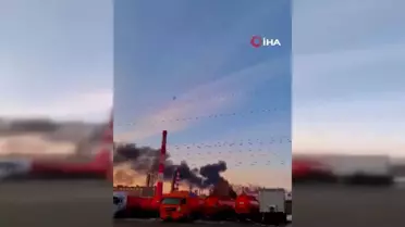 Rusya'daki 1 kent ve 2 petrol rafinerisine dron saldırısı: 8 yaralı