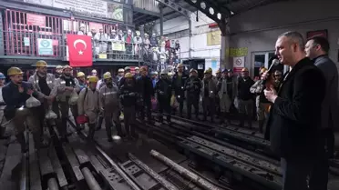 Zonguldak Belediye Başkanı Ömer Selim Alan, madencilerle buluştu