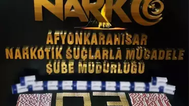 Afyonkarahisar'da uyuşturucu operasyonunda 1 şüpheli yakalandı