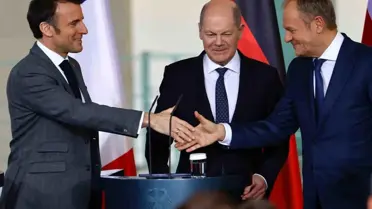 Almanya, Polonya ve Fransa Ukrayna'ya Desteklerini Sürdürüyor