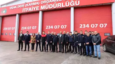 İYİ Parti Uşak Belediye Başkan Adayı Muhammet Gür, İşçilerle Buluştu