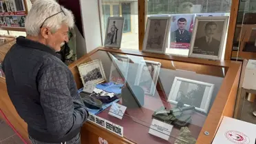 Çankırı Şehitler Müzesi'nde sergilenen şehitlere ait kişisel eşyalar, ziyaretçilere duygusal anlar yaşatıyor