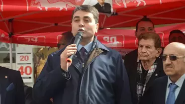 DP Genel Başkanı Gültekin Uysal, Kütahya'da seçim çalışmalarını sürdürdü