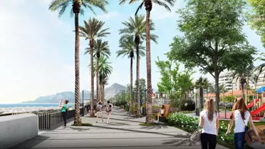 Antalya Konyaaltı Sahili'nde Boğaçayı Köprüsü ile liman arasındaki bölüm hizmete açılıyor