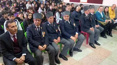 Kahraman gaziler öğrencilere hatıralarını anlattı