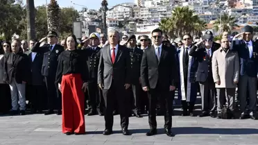 Kuşadası'nda 18 Mart Şehitleri Anma Günü ve Çanakkale Deniz Zaferi Töreni