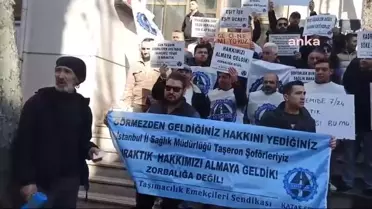 Taşeron Şoförler Sağlık Bakanlığı'na Seslendi