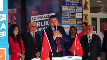 CHP Grup Başkanvekili Ali Mahir Başarır, Antalya Konyaaltı'nda seçim çalışmalarına devam ediyor