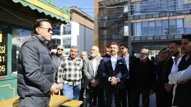 AK Parti Eskişehir Büyükşehir Belediye Başkan Adayı Nebi Hatipoğlu, Ertuğrulgazi Mahallesi'ni ziyaret etti