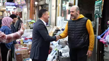 Hamza Dağ, İzmir'deki esnafı ziyaret etti