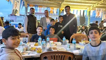 AK Parti İl Başkanı Yücel Güngör, Gültepe Mahallesi'nde Vatandaşlarla İftar Yaptı