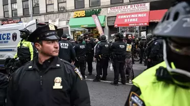 New York'ta Filistin Yanlısı Gruplar İsrail'in Şifa Hastanesi Saldırısını Protesto Etti