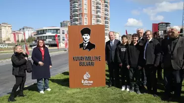 Kuvayımilliye Bulvarı törenle açıldı