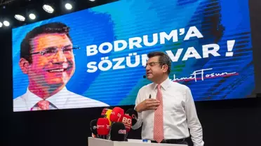 Cumhur İttifakı'nın Bodrum Belediye Başkan Adayı Mehmet Tosun, Bodrum için hazırladığı projeleri tanıttı