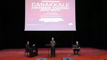 Niğde'de Çanakkale Zaferi'nin Tarihsel Süreci Konferansı ve Müzik Programı Gerçekleştirildi