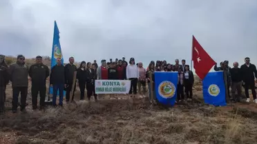 Konya'da Orman Haftası kutlamaları kapsamında ağaç dikme töreni düzenlendi