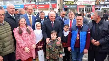 Milli Savunma Bakanı Yaşar Güler, Bayburt'ta Down Sendromlu Çocuklar Tarafından Karşılandı