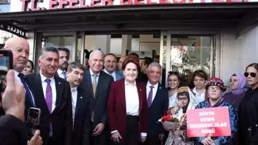 Meral Akşener Efeler Belediyesini Ziyaret Etti