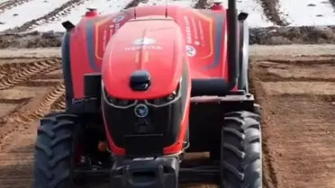 Çin'deki Akıllı Çiftlikte İnsansız Araçlarla Yapılan Akıllı Tarım
