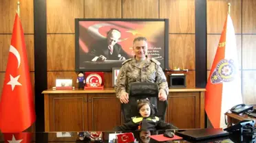 Down Sendromlu Çocuklar Bingöl'de Bir Gün Boyunca Polis Oldu