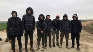 Edirne'de 34 düzensiz göçmen yakalandı