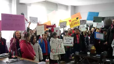 Kastamonuspor İskenderun maçı öncesi minik taraftarlarla buluştu