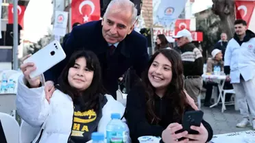 Denizli Büyükşehir Belediyesi İftar Sofrası Akkonak Mahallesi'nde Kuruldu