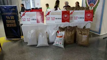 Kütahya'da Tarım Arazilerinin Kullanımı ve Seraların Rehabilitasyonu Projeleri Kapsamında Tohum Temini Programı Düzenlendi
