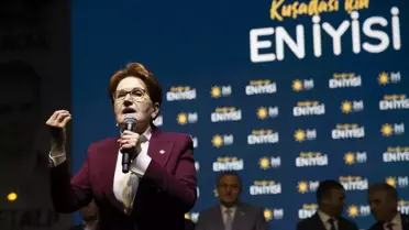 Meral Akşener Aydın'da Seçim Çalışmalarına Devam Etti