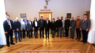 Muğla Büyükşehir Belediye Başkanı Dr. Osman Gürün'e teşekkür ve veda ziyareti