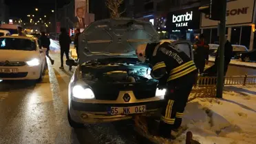 Erzurum'da kar yağışı sonrası meydana gelen buzlanma nedeniyle 48 araç karıştı, 12 kişi yaralandı