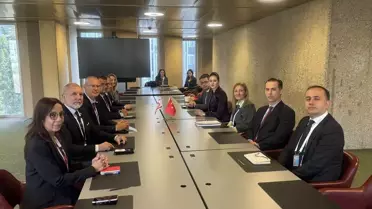TBMM ve KKTC Cumhuriyet Meclisi heyetleri Cenevre'de bir araya geldi