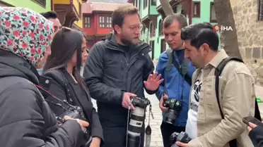 Afyonkarahisar'da fotoğraf severler işi uzmanından öğreniyor