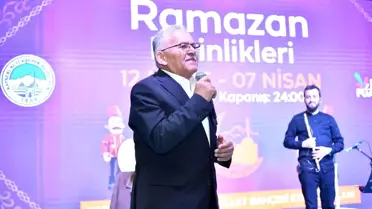 Kayseri Büyükşehir Belediye Başkanı Dr. Memduh Büyükkılıç, Recep Tayyip Erdoğan Millet Bahçesi'nde Ramazan Etkinlikleri'ne katıldı