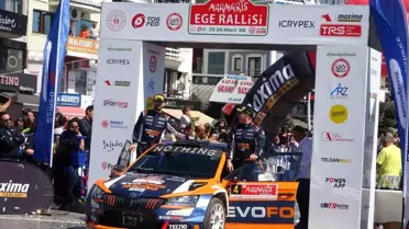 Muğla'da düzenlenen Ege Rallisi'nin ikinci günü tamamlandı