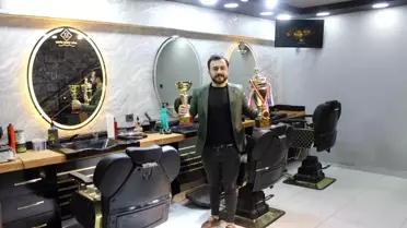 Hataylı kuaför Arnavutluk'ta birincilik elde etti