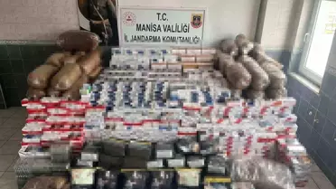 Manisa'da Yüksek Değerde Kaçak Sigara Operasyonu