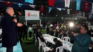 Ümraniye Belediyesi Roman vatandaşlara iftar düzenledi