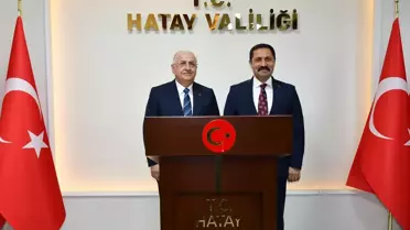 Milli Savunma Bakanı Hatay Valiliğine ziyarette bulundu