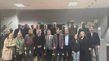 Trabzon'da siyasi parti temsilcileri TSYD Trabzon Şubesi'ni ziyaret etti
