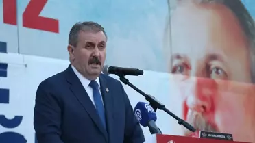 BBP Genel Başkanı Mustafa Destici, Günyüzü'ne hizmet sözü verdi