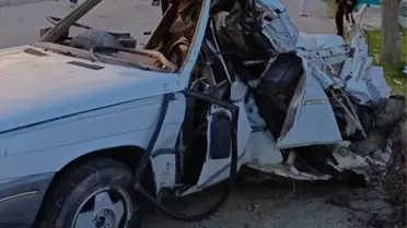 Isparta'da kamyonla otomobil çarpışması: 1 kişi yaralandı