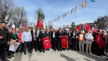 AK Parti Düzce İl Başkanlığı Yürüyüş Gerçekleştirdi