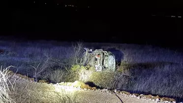 Bursa'da şarampole devrilen tankerin şoförü hayatını kaybetti