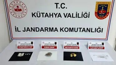 Kütahya'da yapılan operasyonda uyuşturucu ele geçirildi