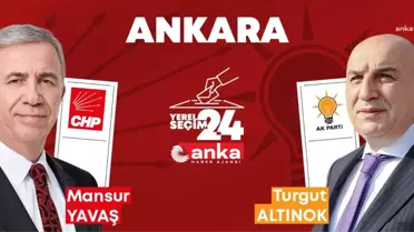 Ankara'da yerel seçimlerde Mansur Yavaş önde