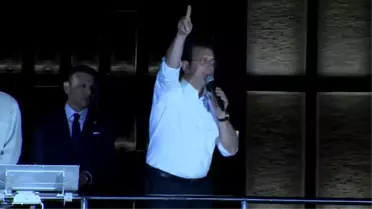 Ekrem İmamoğlu'ndan Saraçhane'de zafer konuşması! On binlerce kişiye seslendi