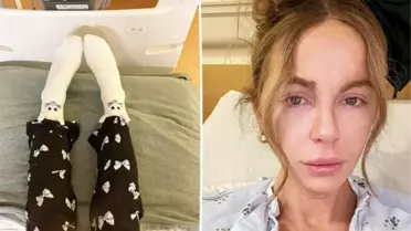 İngiliz oyuncu Kate Beckinsale, Paskalya'yı hastanede geçirdi