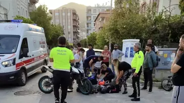 Milas'ta motosiklet kazası: 2 kişi yaralandı