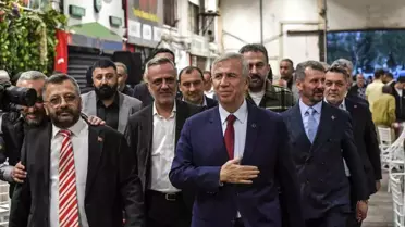Ankara Büyükşehir Belediye Başkanı Mansur Yavaş, Yenimahalle'deki Toptancı Hali'ni ziyaret etti